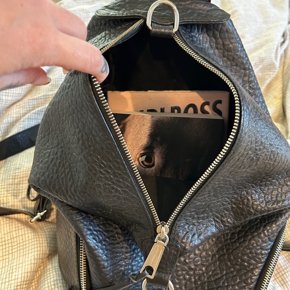 Rebecca Minkoff pebbled leather Julian backpack purse LAST PRICE - Picture 10 of 10